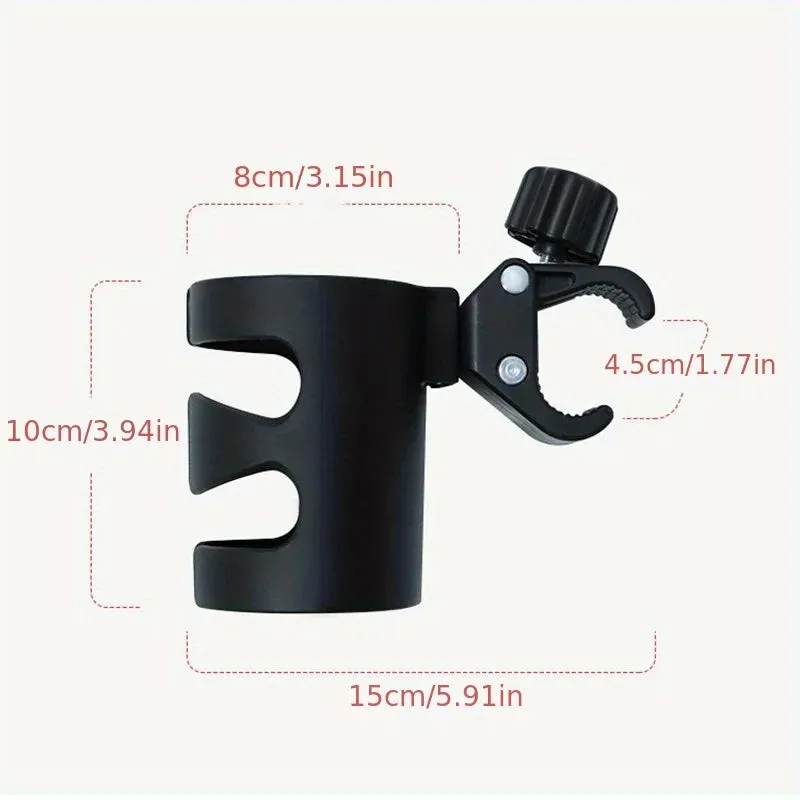 1pc Plastic Bicycle Cup Holder, Baby Stroller Accessories, Universal