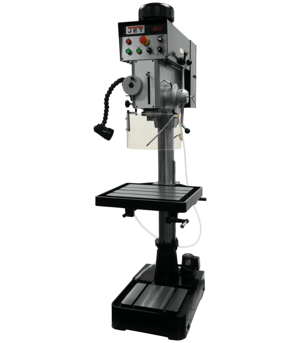 20" EVS Geared Head Drill Press With Tapping & Power Downfeed - 230V