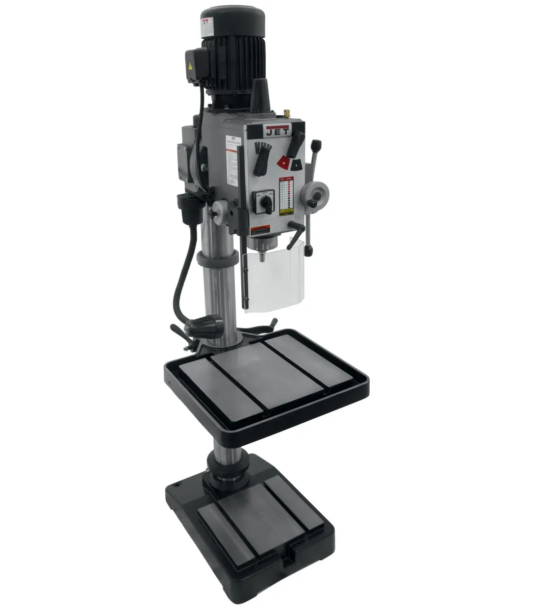 20" Geared Head Drill Press with Power Downfeed - 230V | GHD-20PF