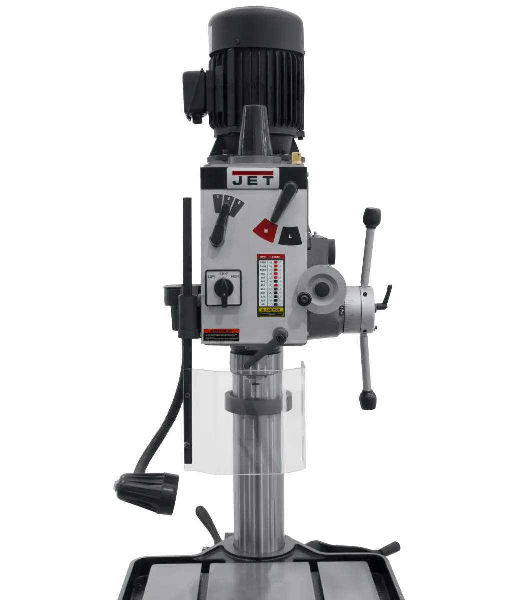 20" Geared Head Drill Press with Power Downfeed - 230V | GHD-20PF