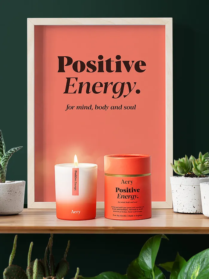 Aery Aromatherapy Candle - Positive Energy