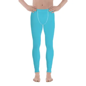 Aqua Turquoise Men's Leggings