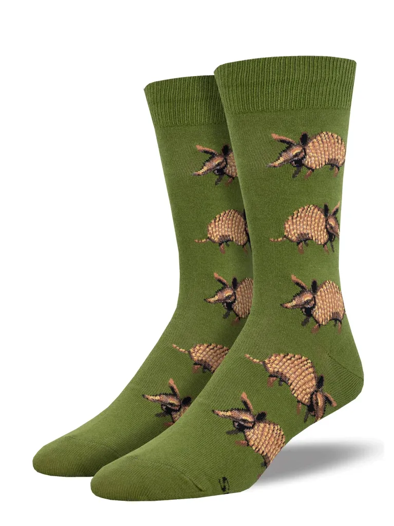 Armadillos Men's Crew Socks Green