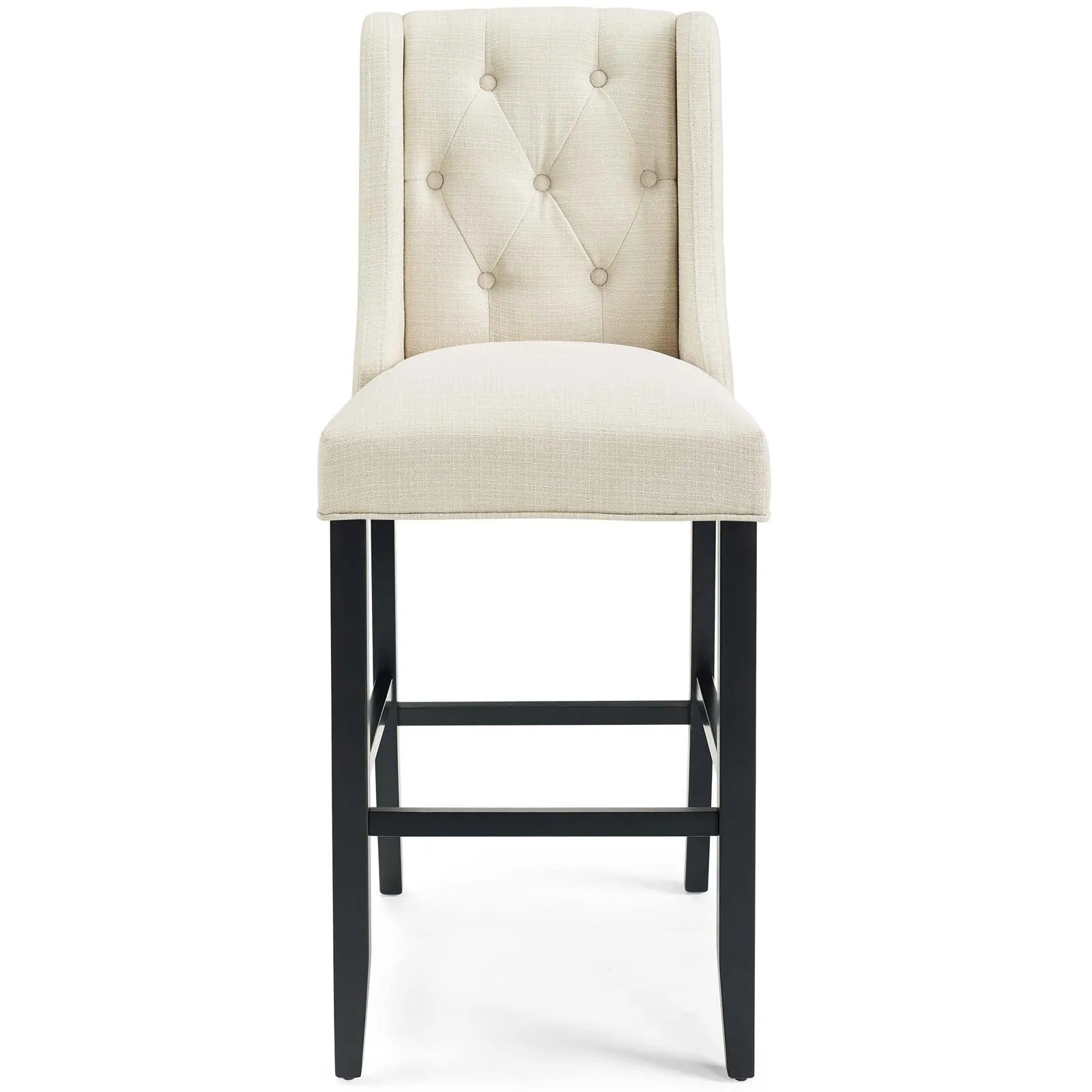 Baronet Bar Stool Upholstered Fabric Set of 2 by Modway