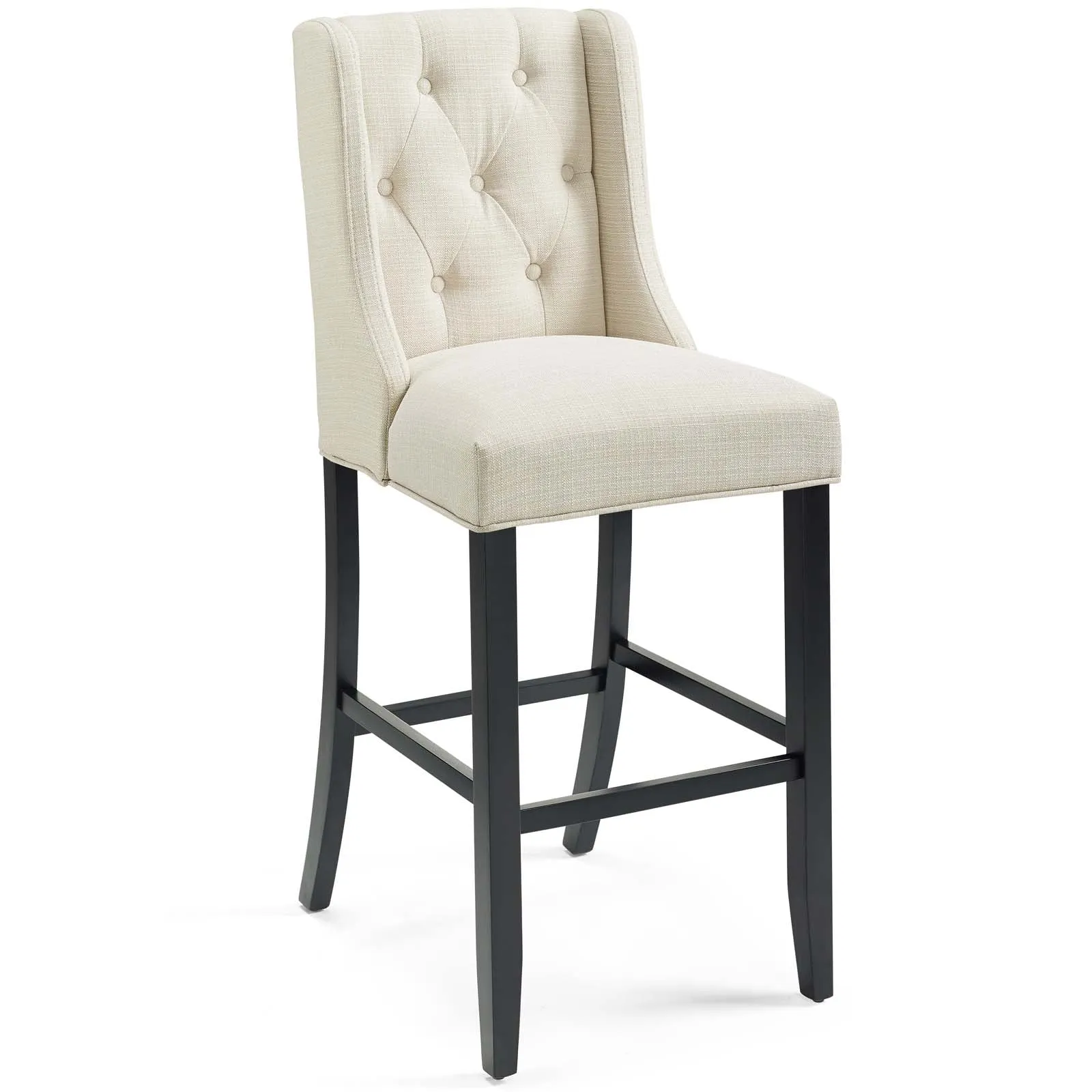 Baronet Bar Stool Upholstered Fabric Set of 2 by Modway