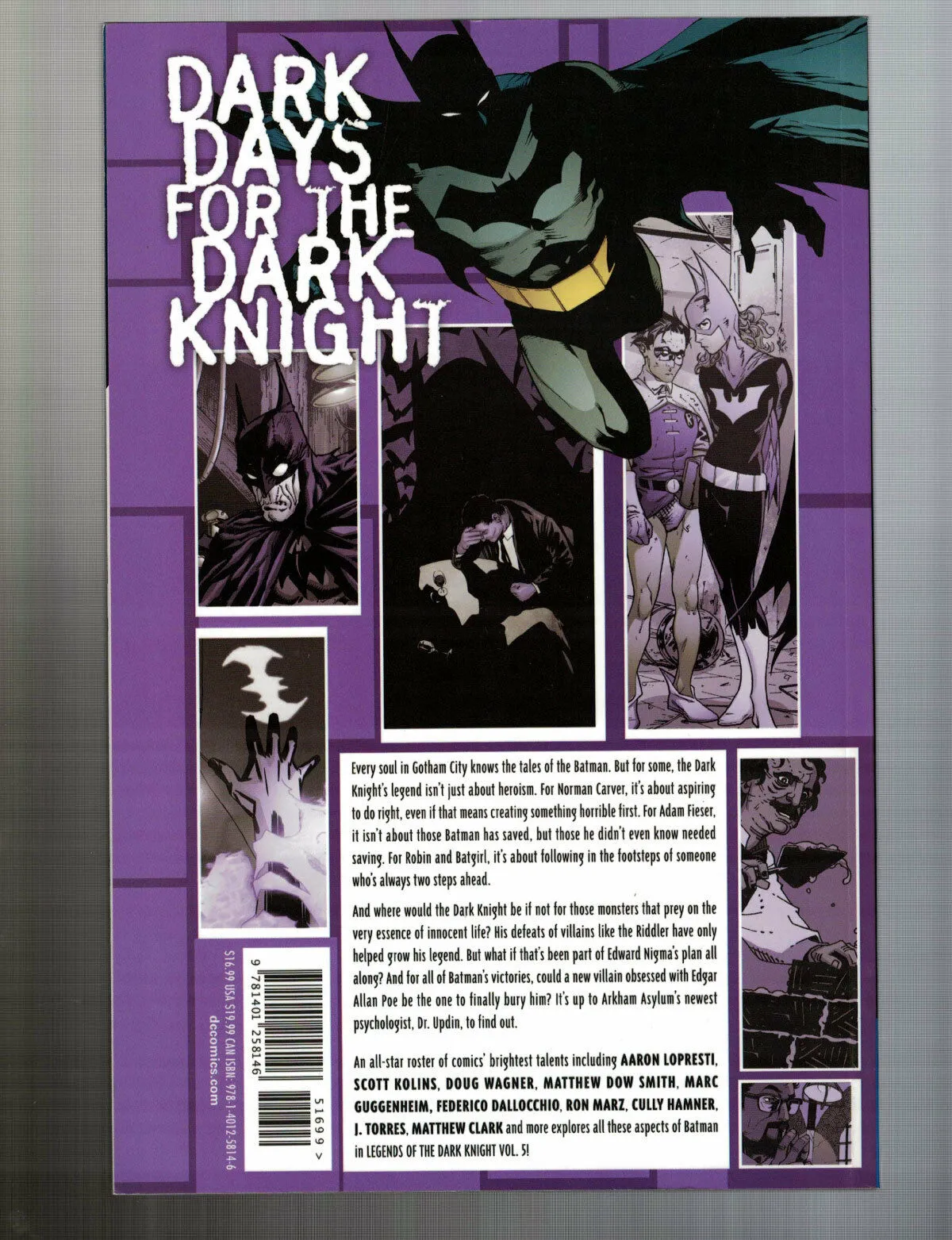 BATMAN LEGENDS OF THE DARK KNIGHT VOL 5 SC - DC, 2015 - NEW!