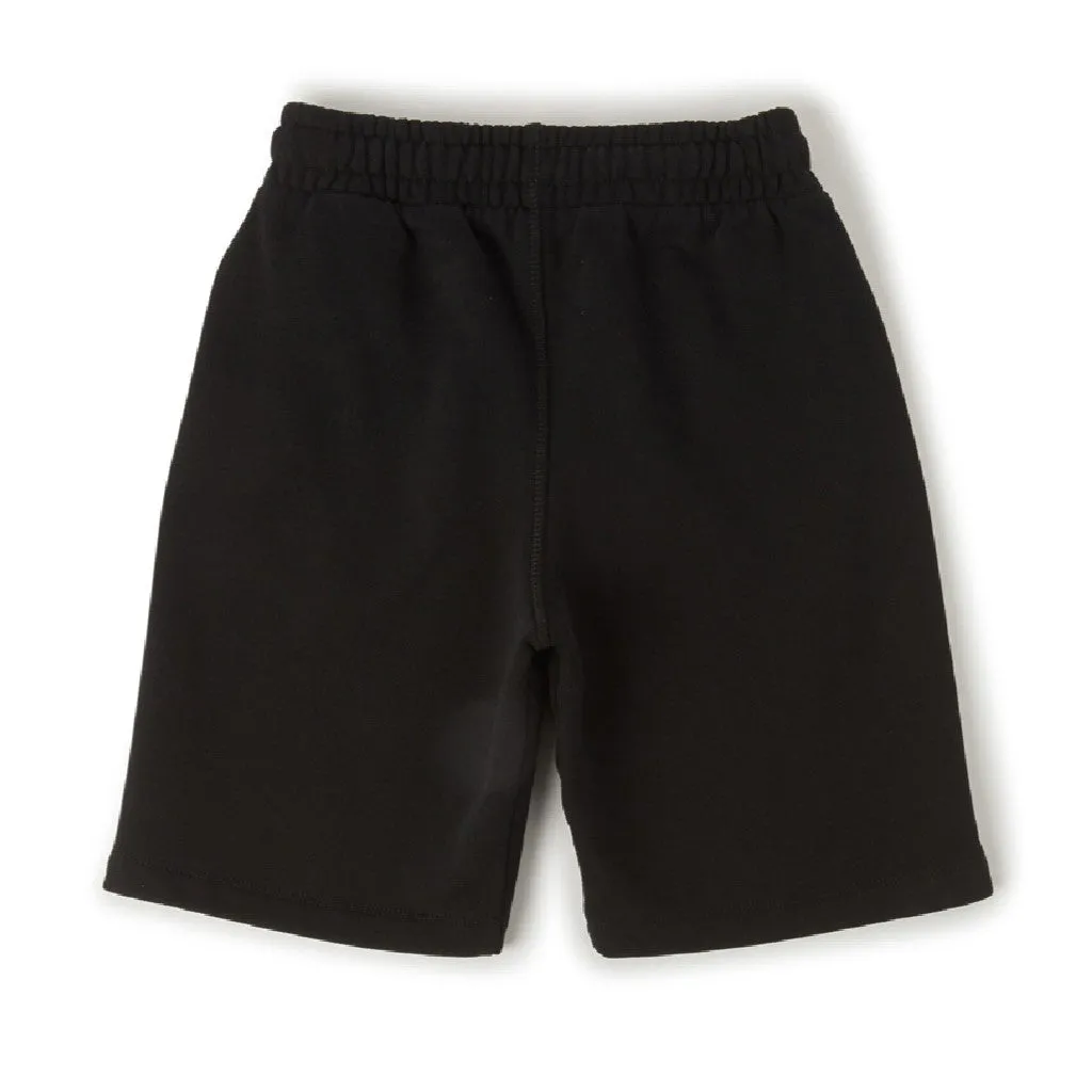 Black Logo Shorts