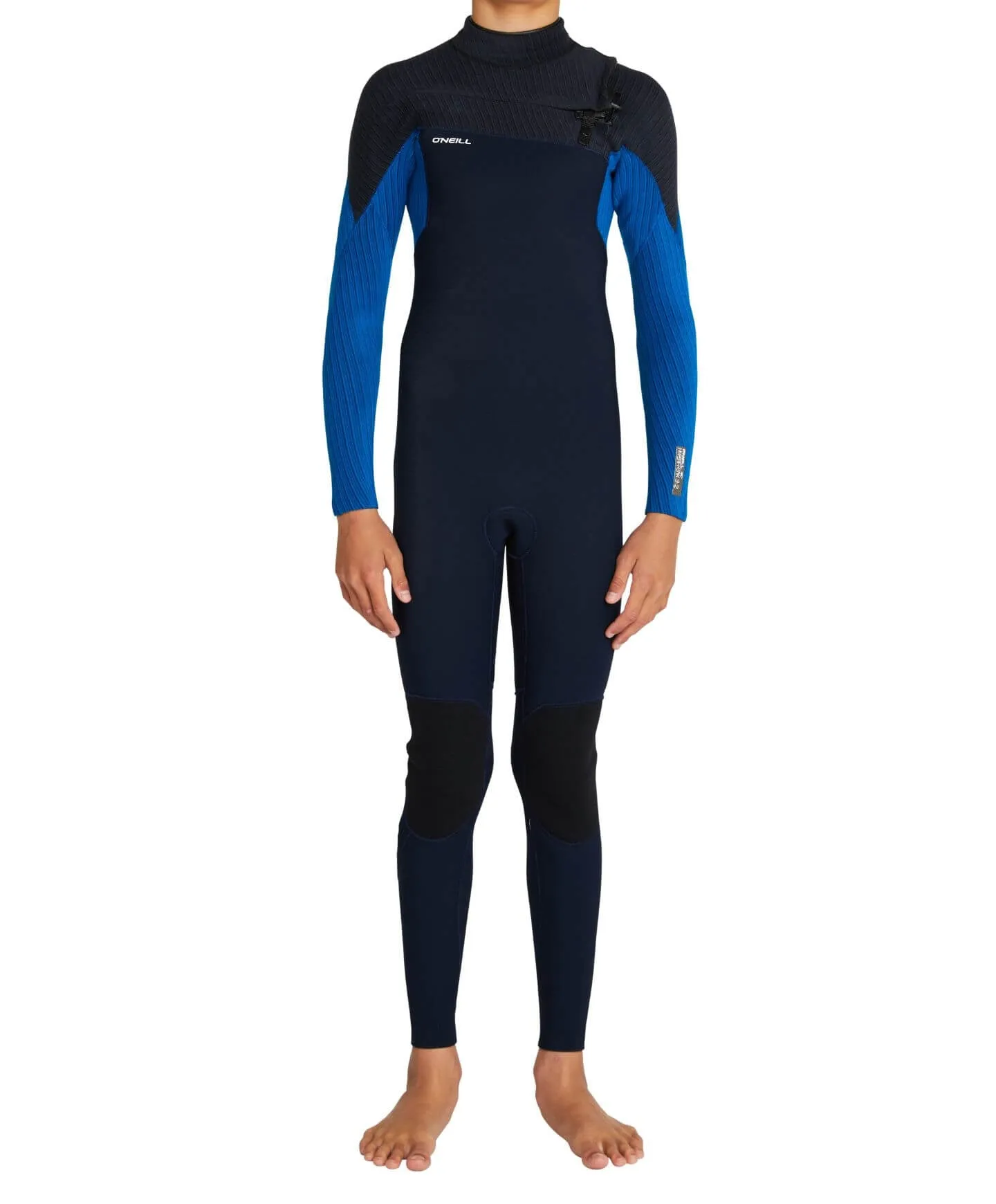 Boy's HyperFreak 4/3  Steamer Chest Zip Wetsuit - Abyss