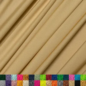 Champagne Luxury Jordan Nylon Spandex Fabric By The Yard