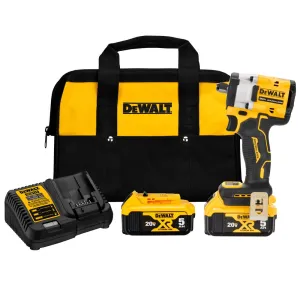 DeWALT DCF921P2 20V MAX ATOMIC 1/2" Compact Impact Wrench w/ Hog Ring Anvil Kit