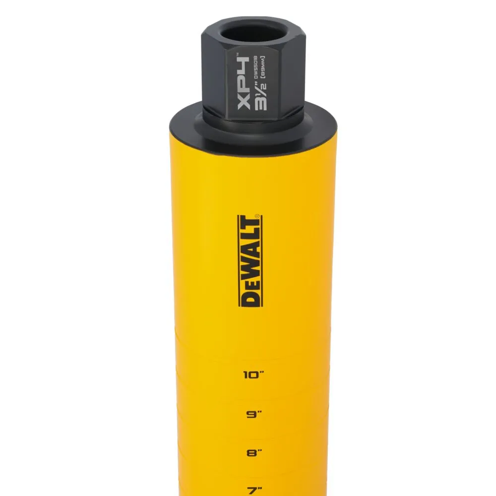 DeWALT DW55018 3-1/2" X 15" Cordless Diamond Core Bit w/ Recessed Grooves