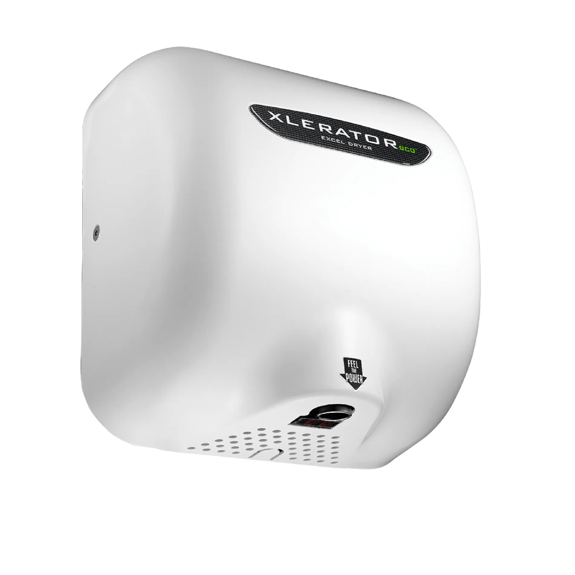 Excel Dryer XLERATOReco® XL-W-ECO (No Heat) Hand Dryer - White Epoxy on Zinc Alloy High Speed Automatic Surface-Mounted