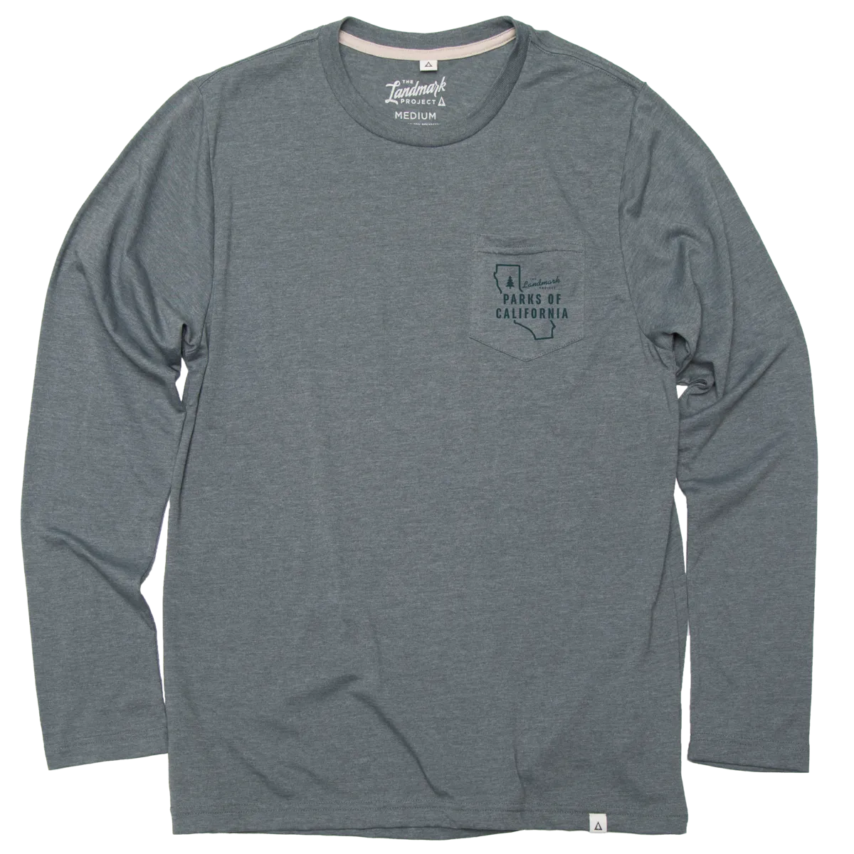 Explore California Long Sleeve Pocket T-shirt