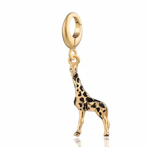 Gold Plated Giraffe Charm