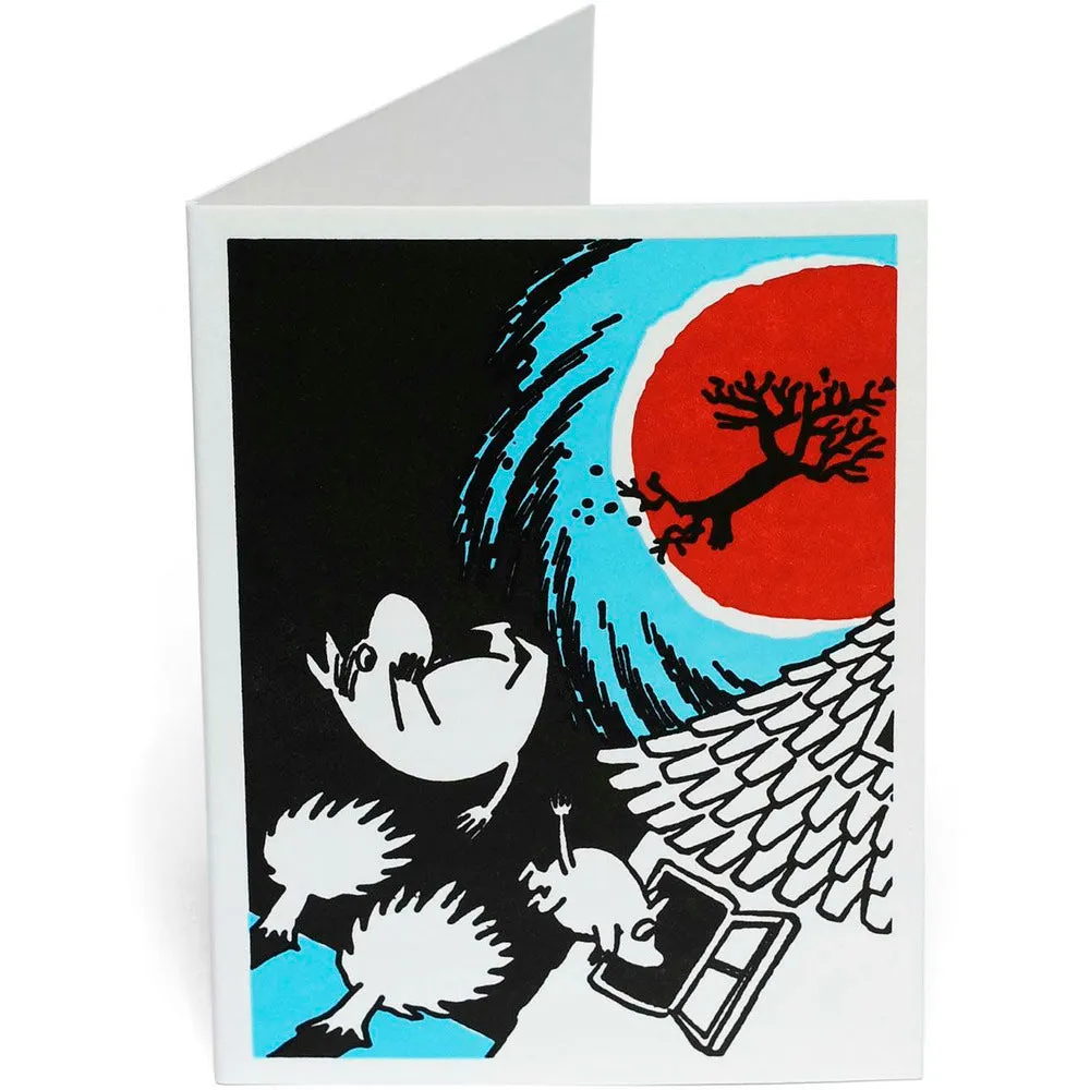 Greeting Card Flying Moomin