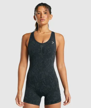 Gymshark Adapt Animal Seamless All In One - Butterfly | Black