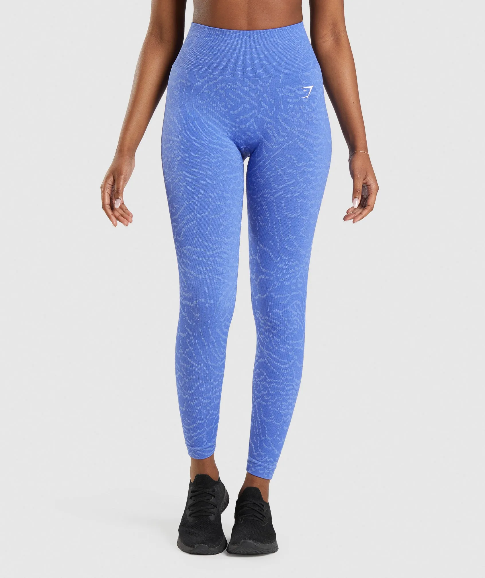 Gymshark Adapt Animal Seamless Leggings - Court Blue