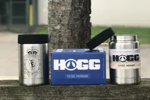 HOGG - 12oz Pop/Beer Can Cooler with Rubber Gasket