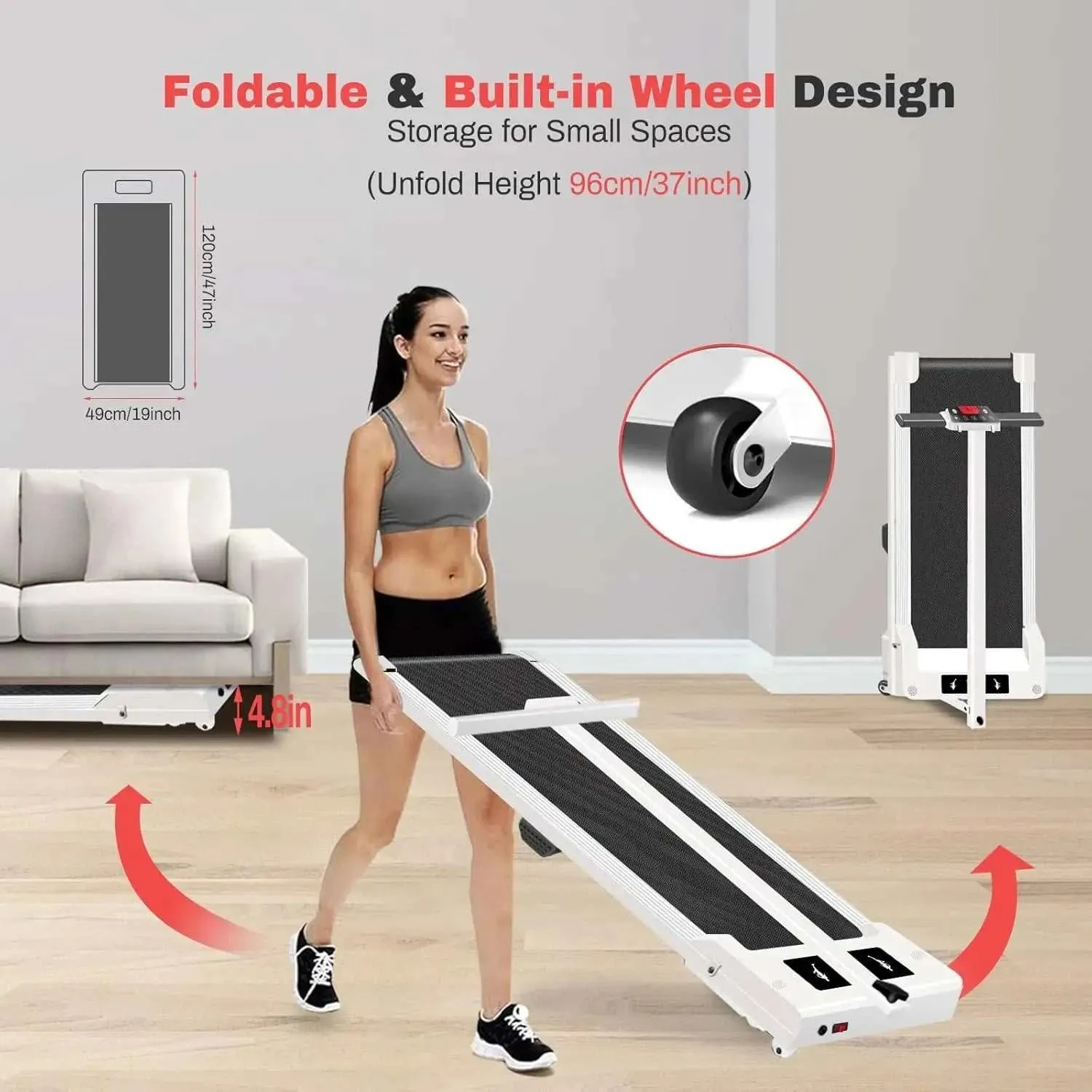 Home Small Walking Treadmill - Essential for Stroke Recovery