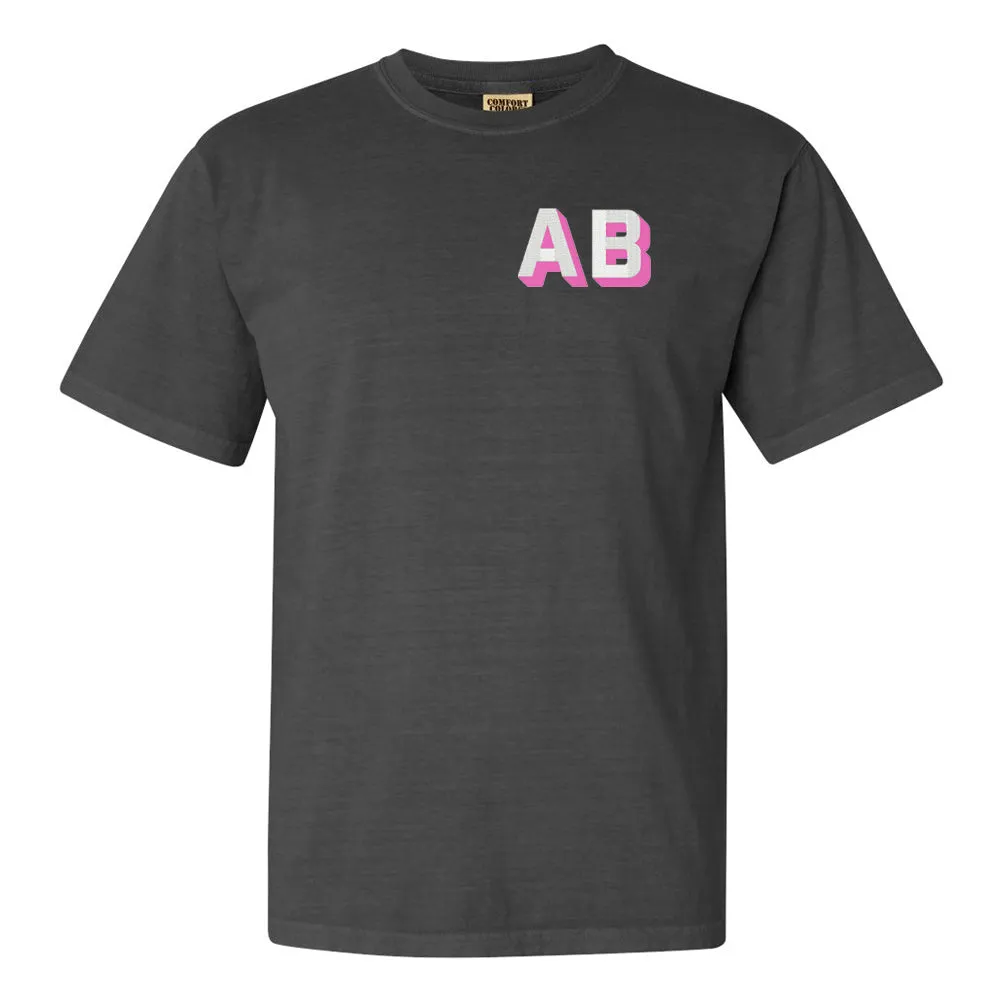 Initialed Shadow Block T-Shirt