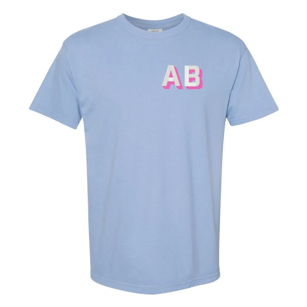 Initialed Shadow Block T-Shirt