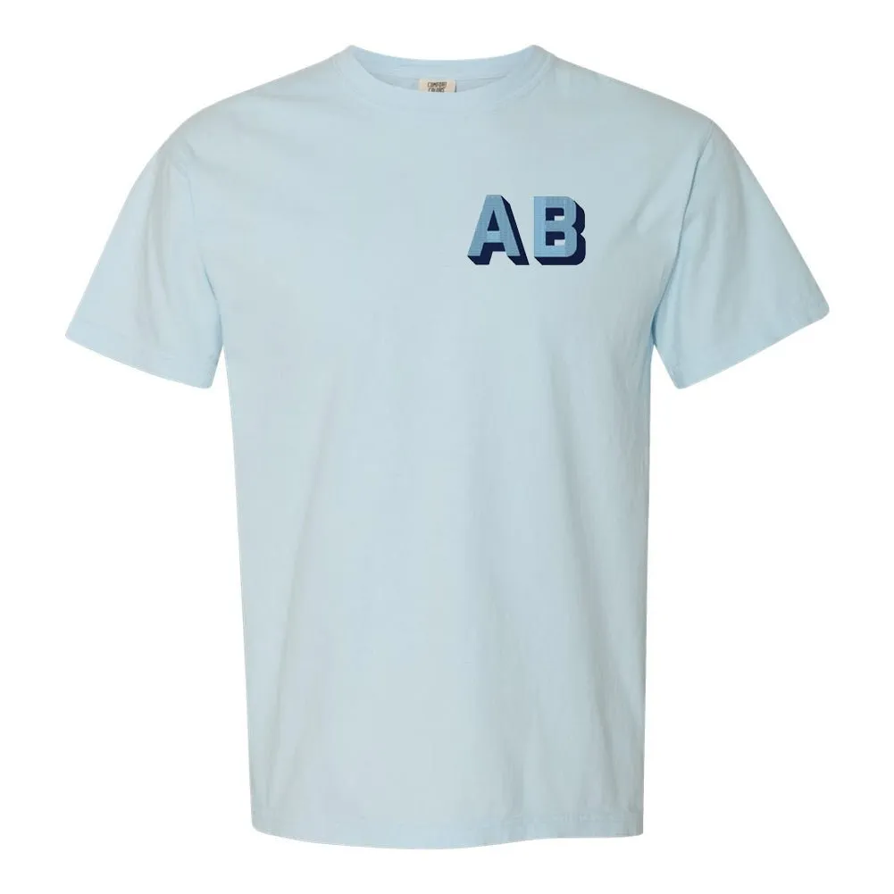 Initialed Shadow Block T-Shirt