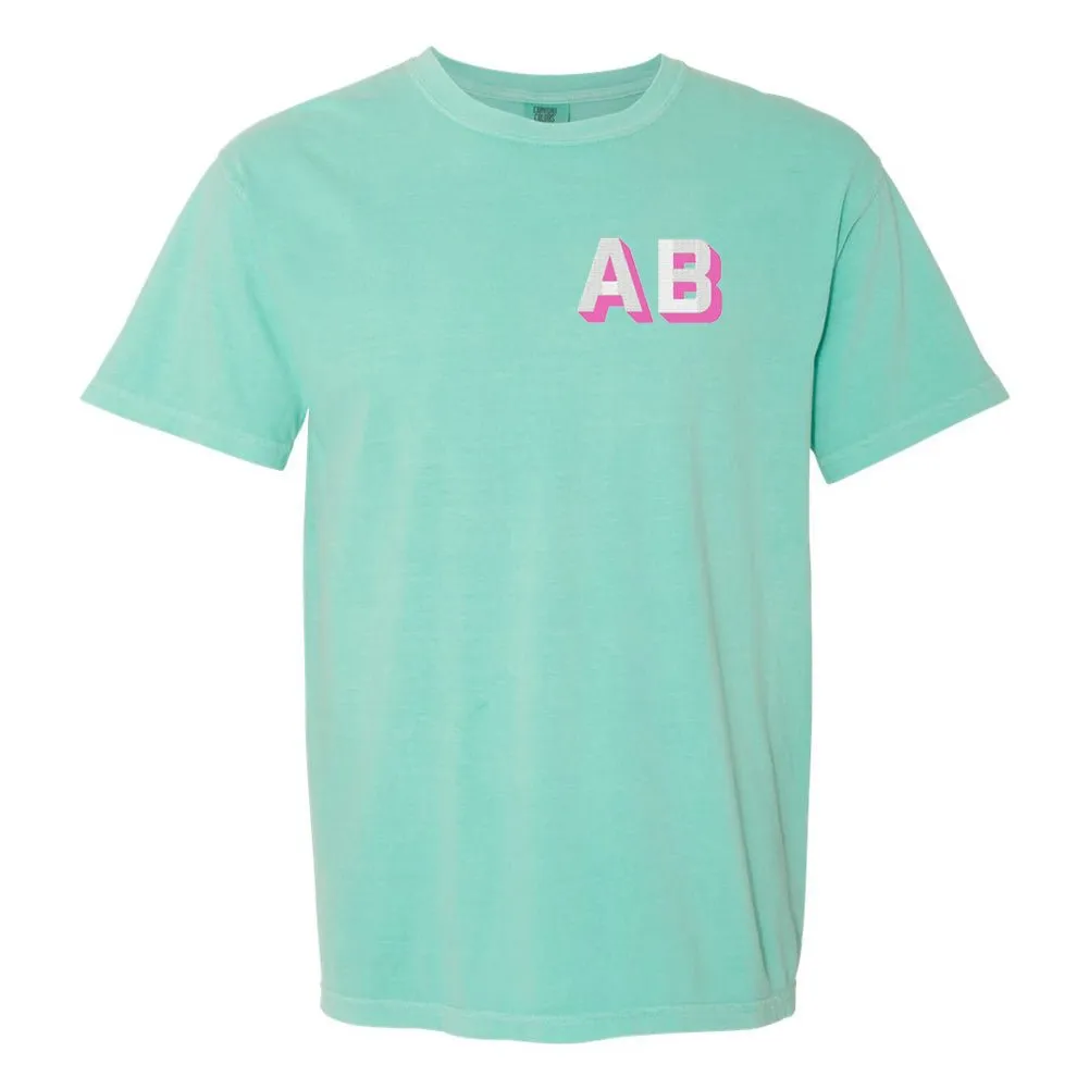 Initialed Shadow Block T-Shirt