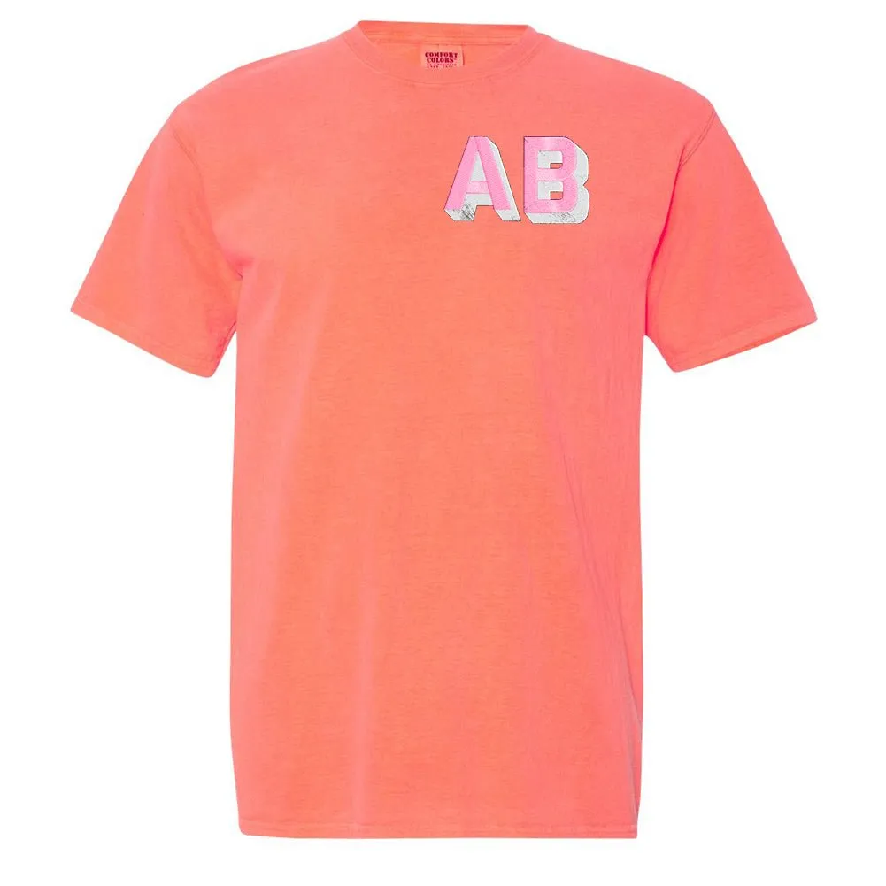 Initialed Shadow Block T-Shirt