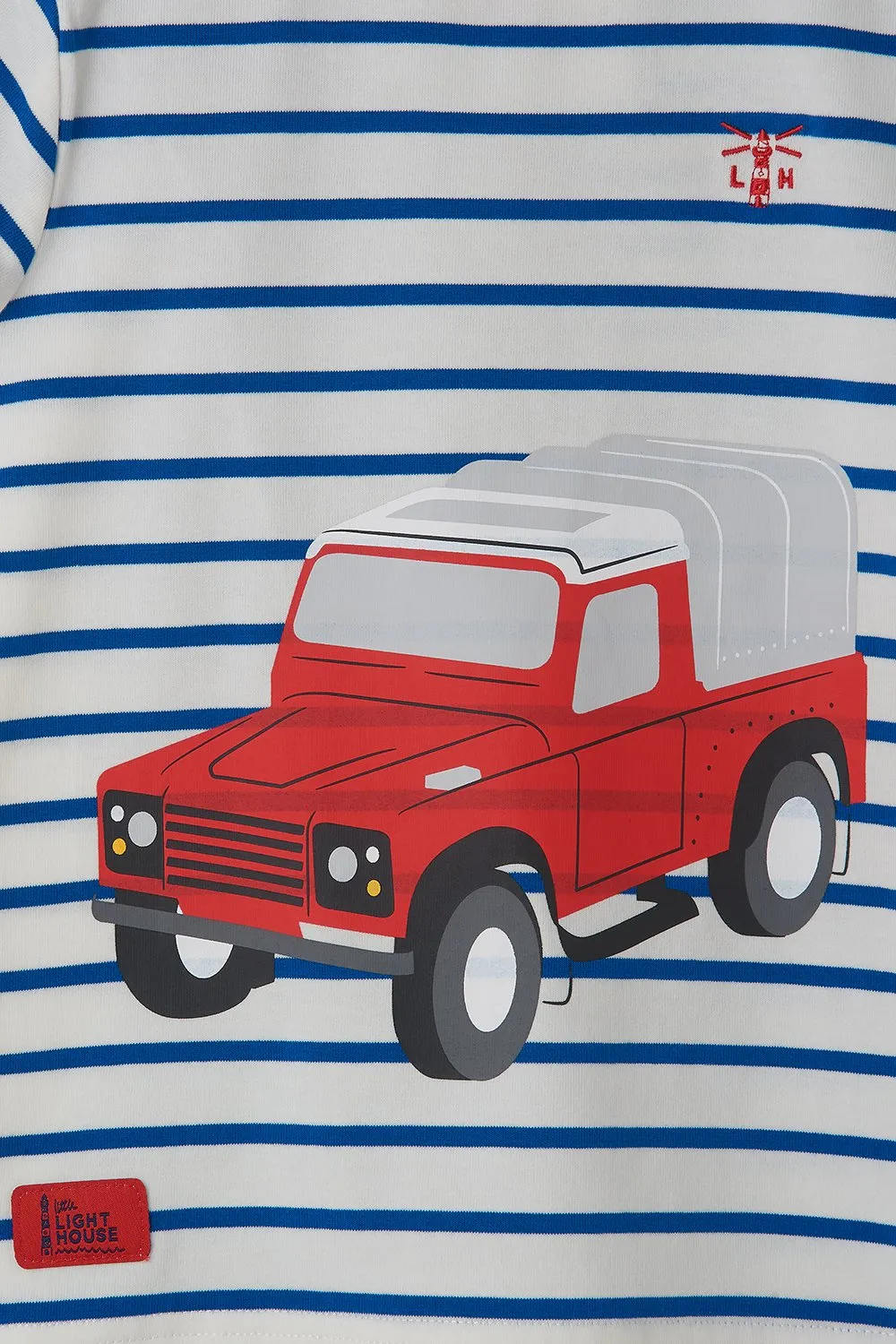 MASON TEE- RED TRUCK PRINT