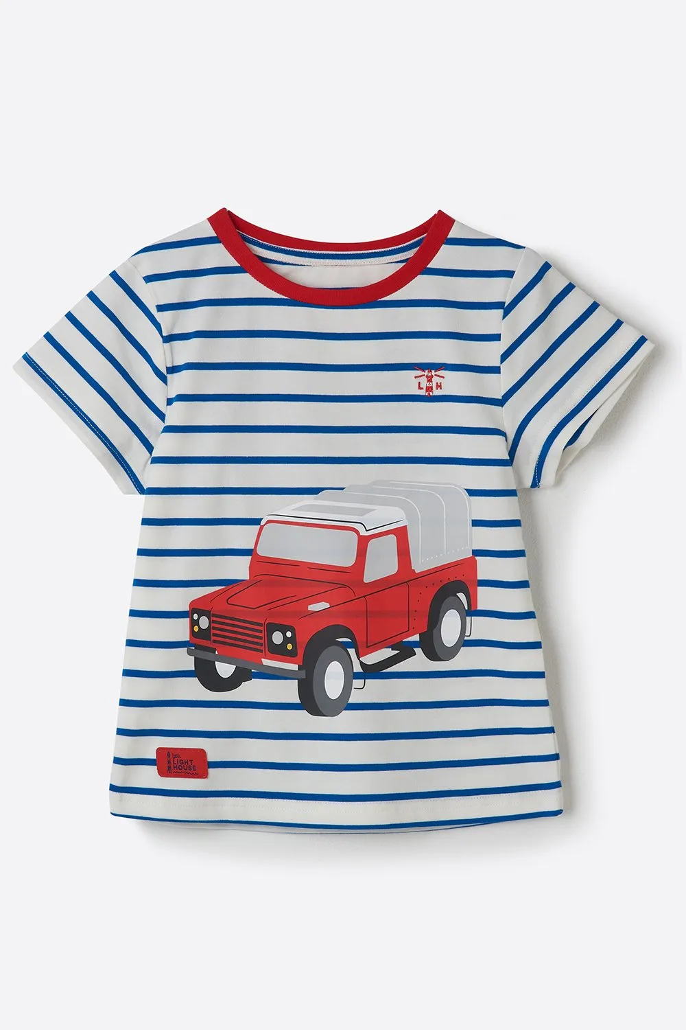 MASON TEE- RED TRUCK PRINT