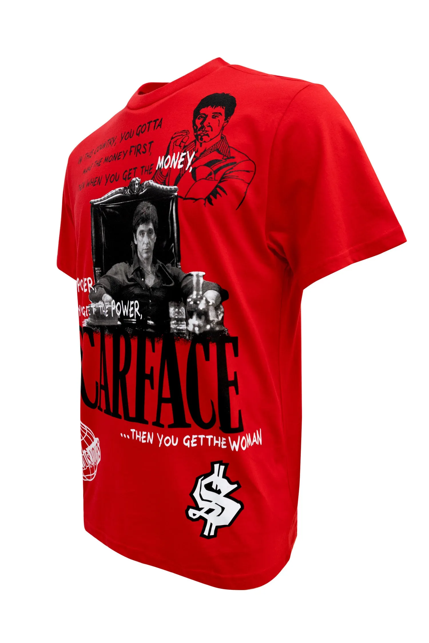 Men's Scarface Collage Graphic T-Shirt