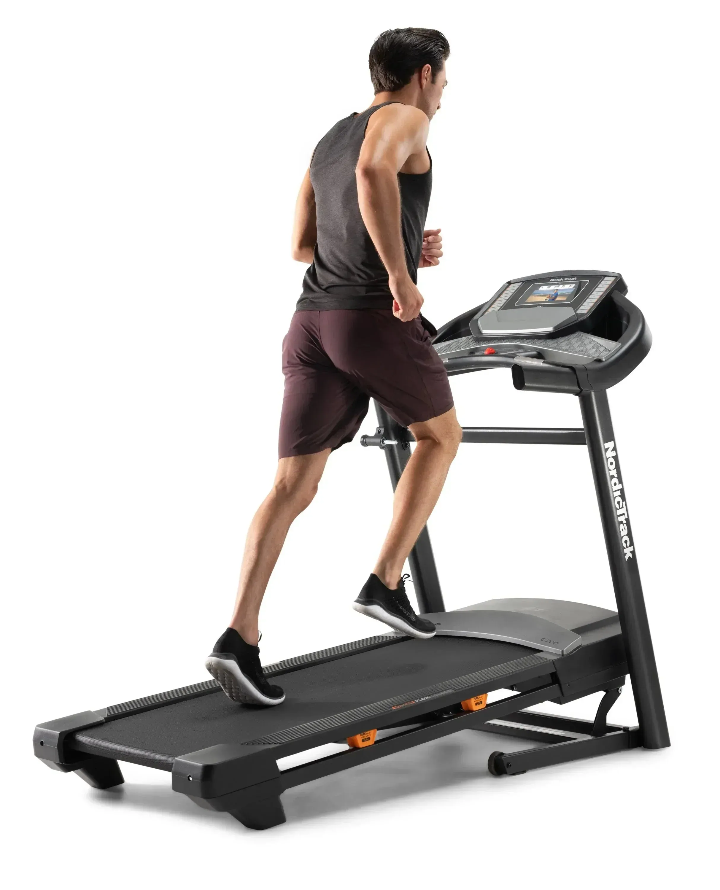 Nordic Track C 700 Folding Treadmill with 7” Interdraft Touchscreen