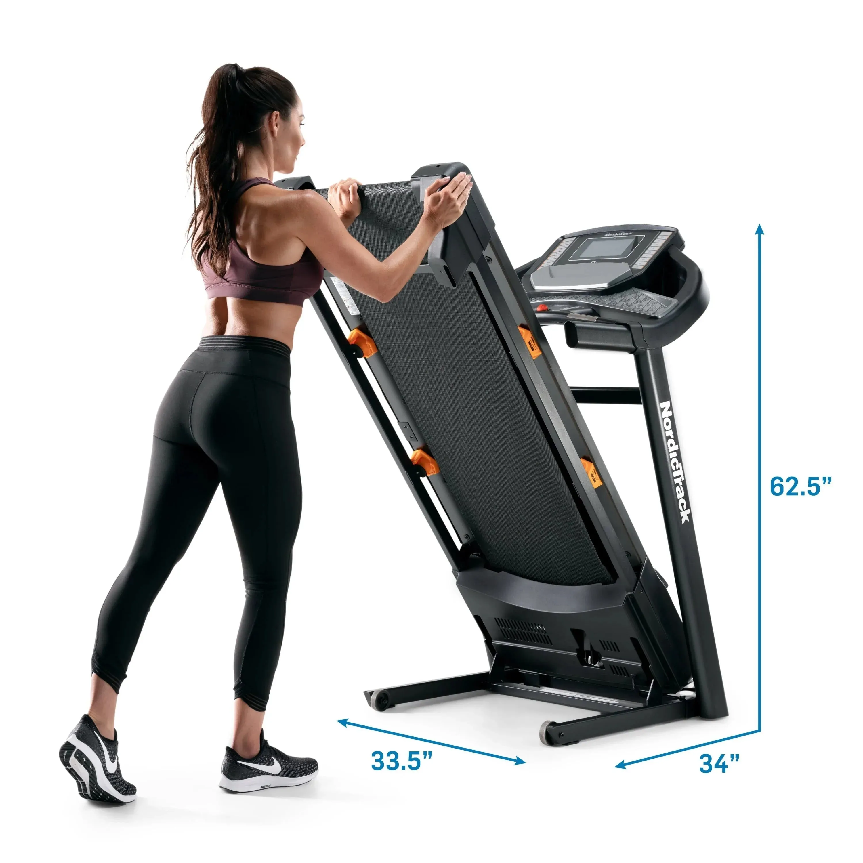 Nordic Track C 700 Folding Treadmill with 7” Interdraft Touchscreen