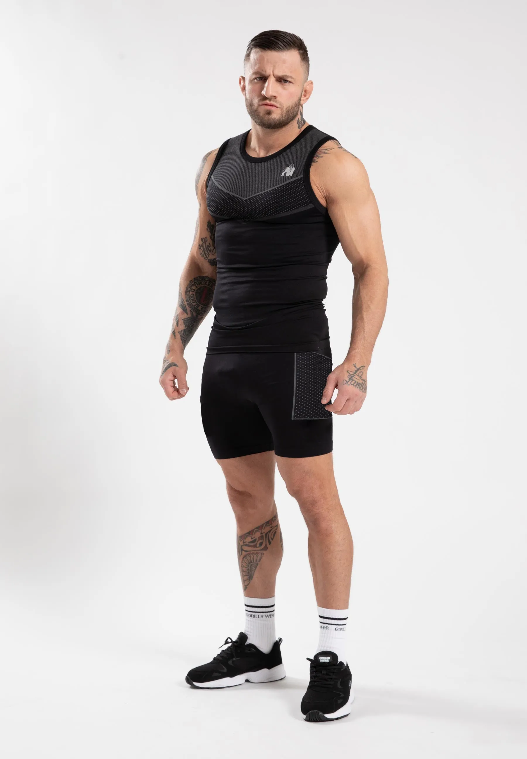 Norton Seamless Tank Top - Black