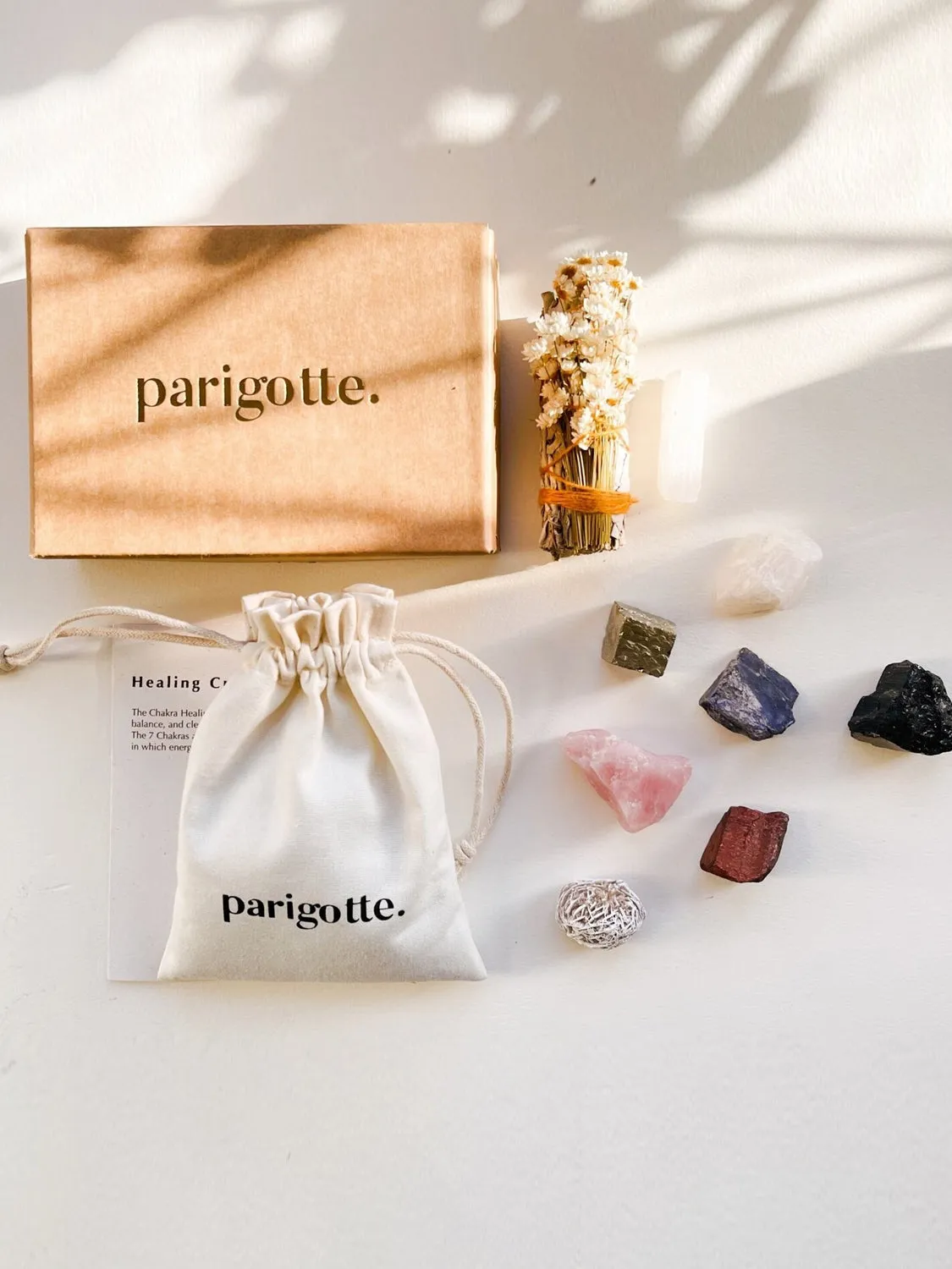 Parigotte Healing Crystals Set - 7 Chakras