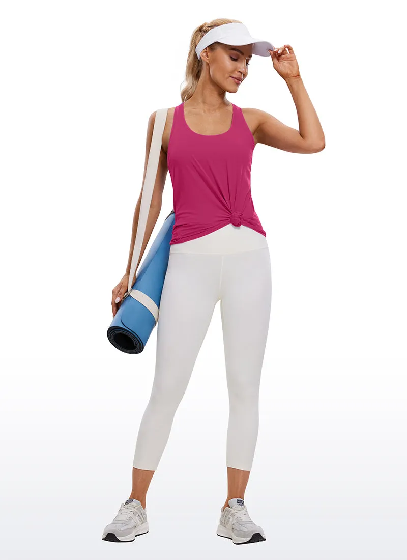 Pima Cotton Hip-Length Tank Racerback