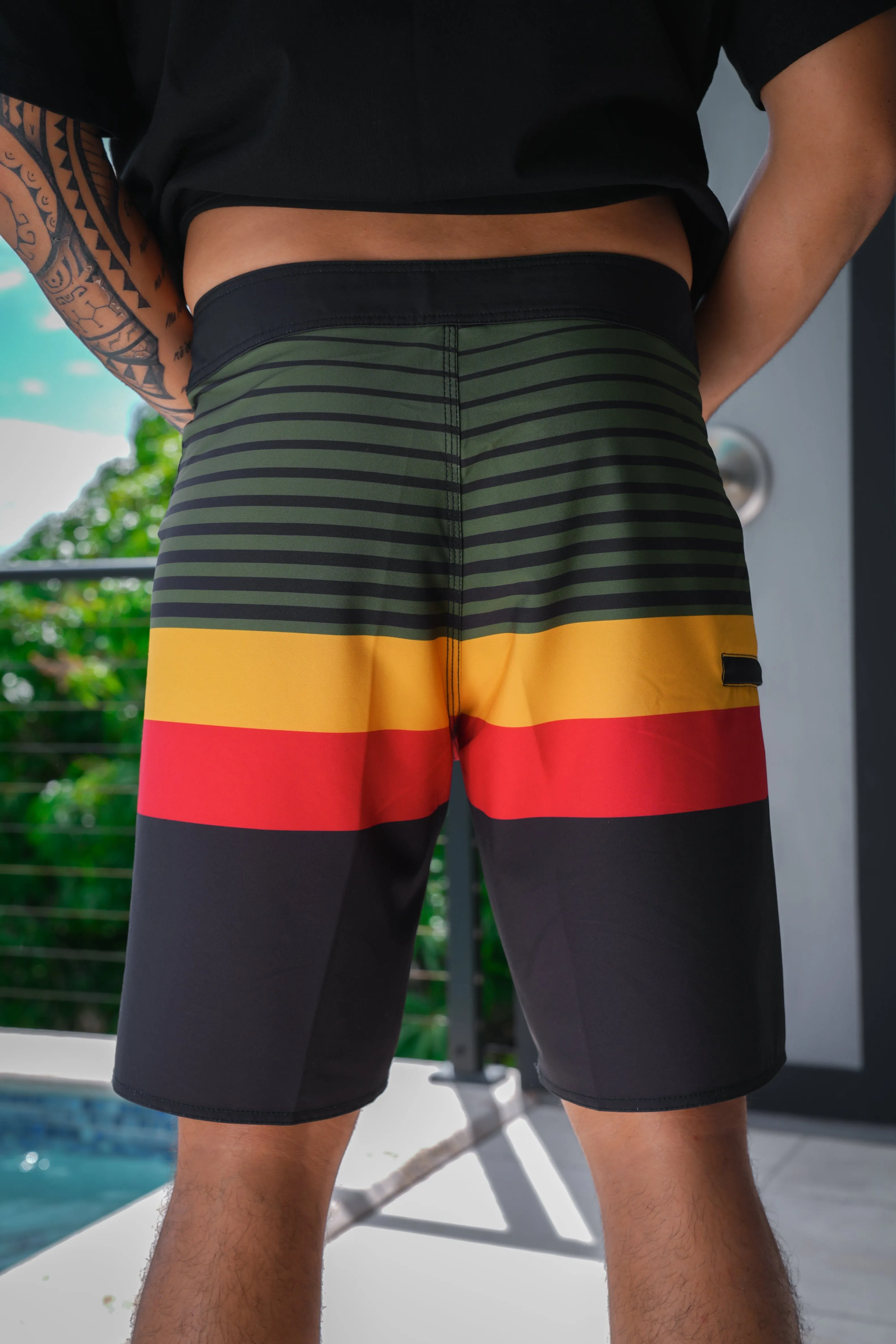 RASTA BOARDSHORTS