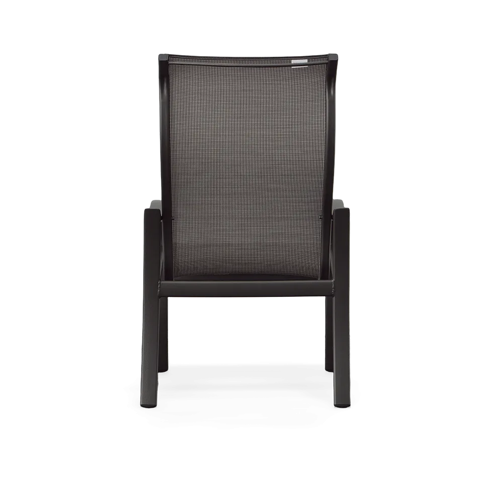 SHORELINE SLING HIGH BACK DINING CHAIR, GRAPHITE