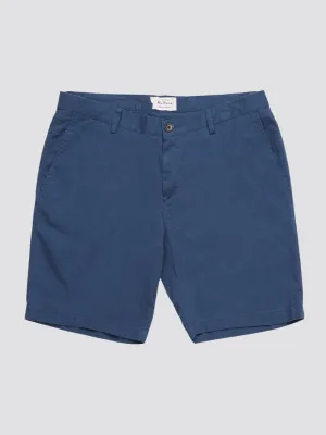 Signature Linen Shorts - Blue