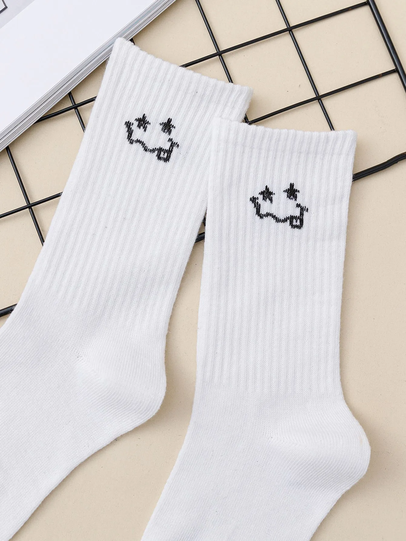 Smily Emojy Face Socks Funny Socks for Women Novelty Socks Funky Socks Gift for