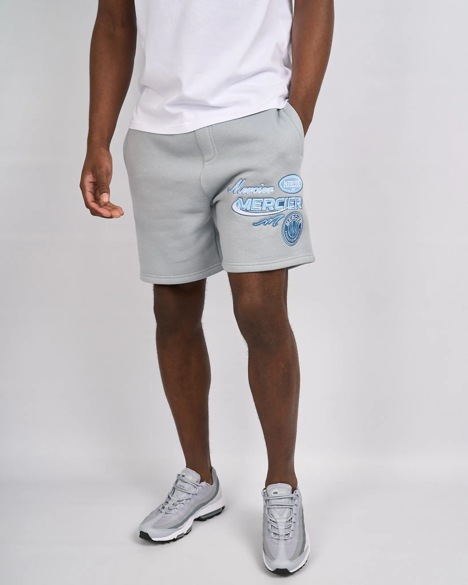 Smoke Blue Mercier Racer Shorts