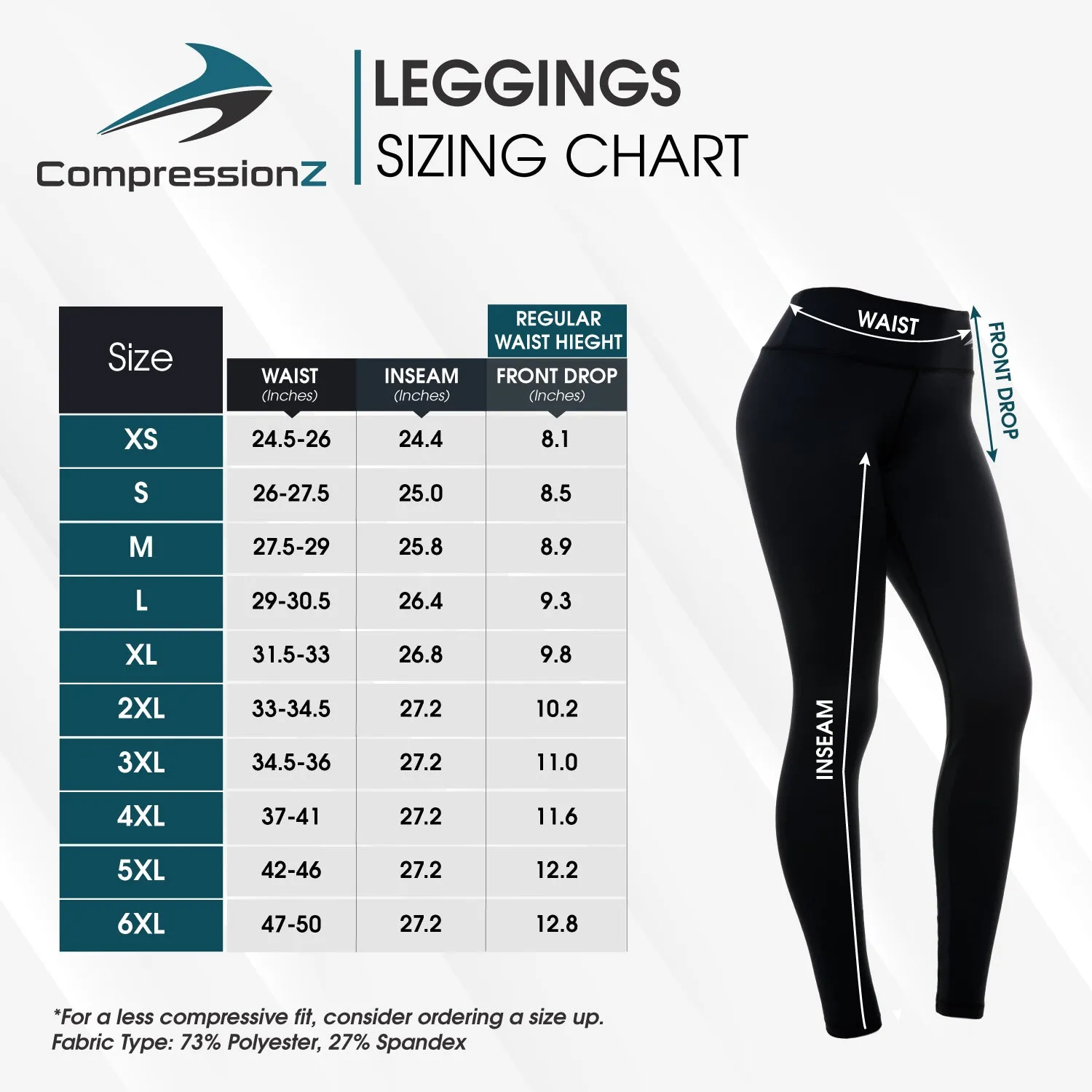 Women's Compression Leggings - Leopard Black