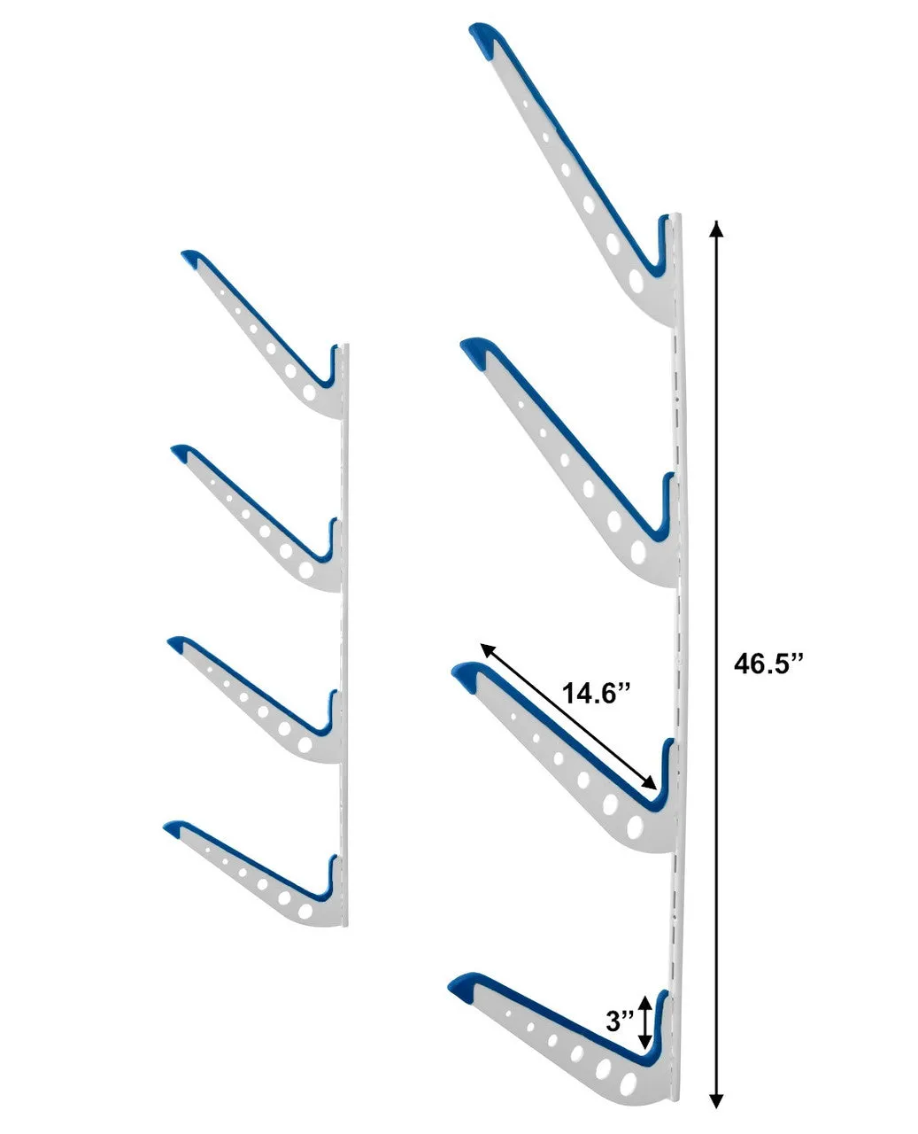 XSR Adjustable Wall Rack | Multi-Use | 4 Levels