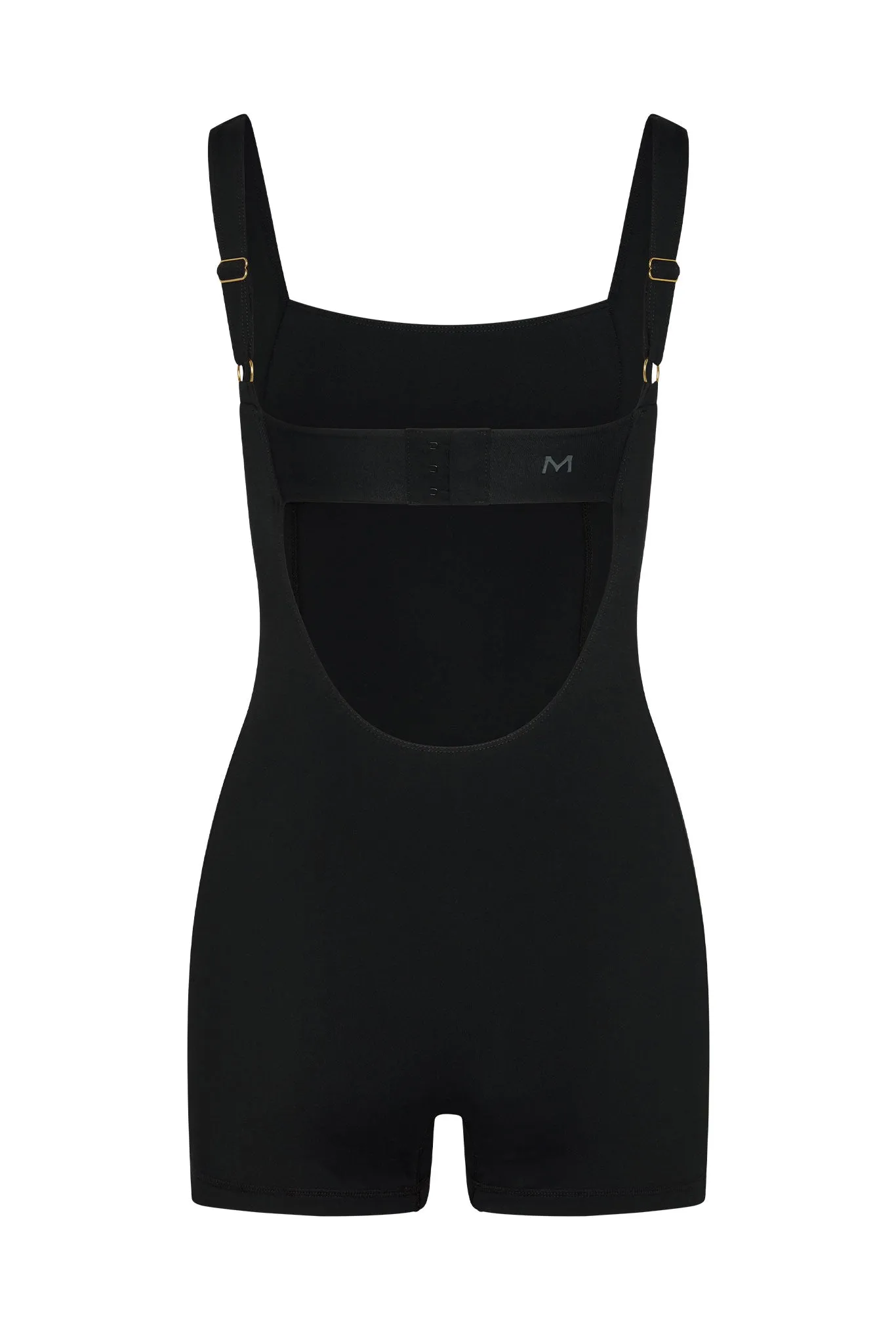 Zion Romper - Black/Ivory